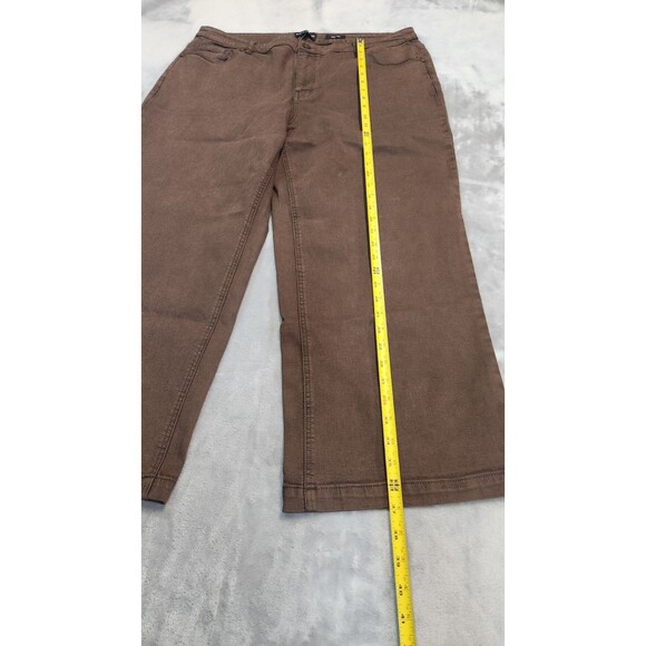 Susan Graver Women's W18P Brown Jeans NWT - Picture 7 of 9